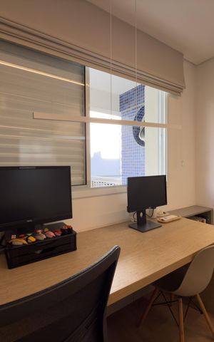 Apartamento à venda com 84m², 1 quarto e 2 vagas Apartamento à venda com 84m², 1 quarto e 2 vagasEscritório