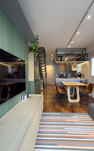 Apartamento à venda com 84m², 1 quarto e 2 vagas Apartamento à venda com 84m², 1 quarto e 2 vagasSala/cozinha