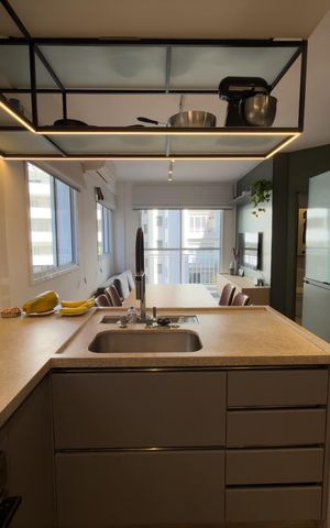 Apartamento à venda com 84m², 1 quarto e 2 vagas Apartamento à venda com 84m², 1 quarto e 2 vagasSala/cozinha