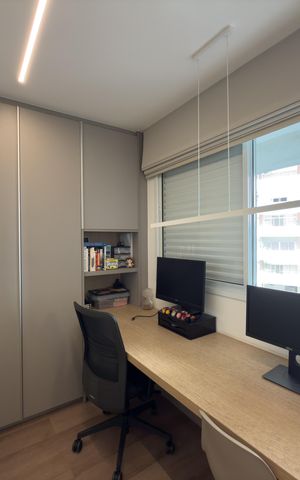 Apartamento à venda com 84m², 1 quarto e 2 vagas Apartamento à venda com 84m², 1 quarto e 2 vagasEscritório