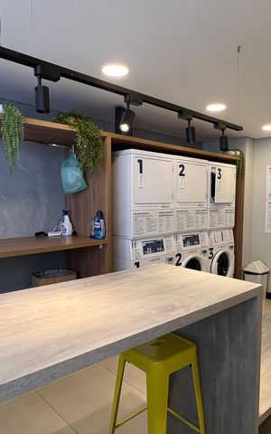 Apartamento para alugar com 32m², 1 quarto e sem vagaLavanderia