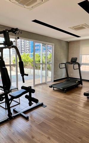 Apartamento para alugar com 32m², 1 quarto e sem vagaAcademia