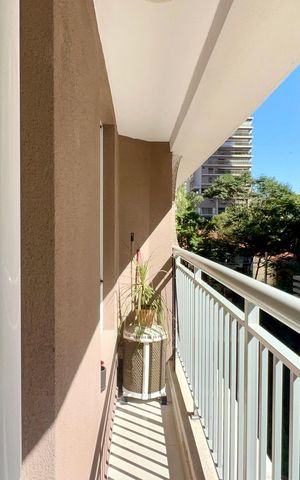 Apartamento para alugar com 32m², 1 quarto e sem vagaVaranda