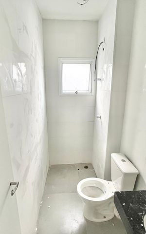 Apartamento à venda com 32m², 1 quarto e sem vaga Apartamento à venda com 32m², 1 quarto e sem vagaBanheiro social