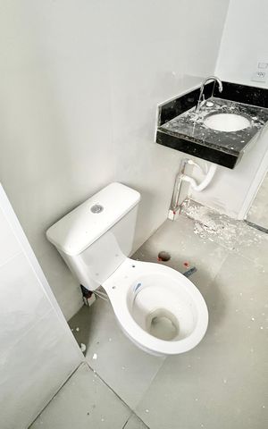 Apartamento à venda com 32m², 1 quarto e sem vaga Apartamento à venda com 32m², 1 quarto e sem vagaBanheiro social