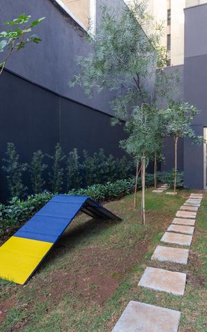 Studio para alugar com 25m², 1 quarto e sem vaga Studio para alugar com 25m², 1 quarto e sem vagaÁrea comum - Espaço Pet