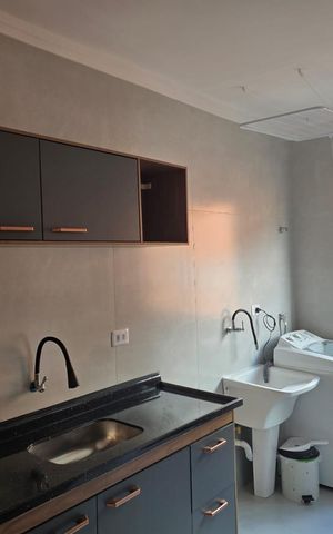 Apartamento para alugar com 60m², 2 quartos e sem vaga Apartamento para alugar com 60m², 2 quartos e sem vagaCozinha e Área de Serviço