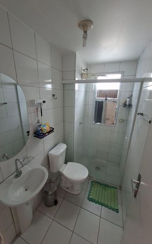 Apartamento para alugar com 48m², 2 quartos e 1 vaga Apartamento para alugar com 48m², 2 quartos e 1 vagaBanheiro