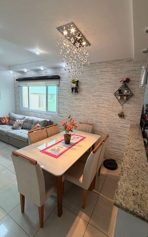 Apartamento à venda com 140m², 2 quartos e 2 vagas Apartamento à venda com 140m², 2 quartos e 2 vagasSala de Jantar