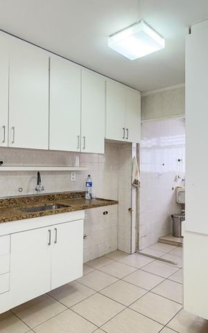 Apartamento à venda com 107m², 3 quartos e 1 vagaCozinha e Área de Serviço