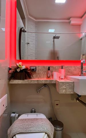 Apartamento para alugar com 79m², 2 quartos e sem vagaBanheiro social