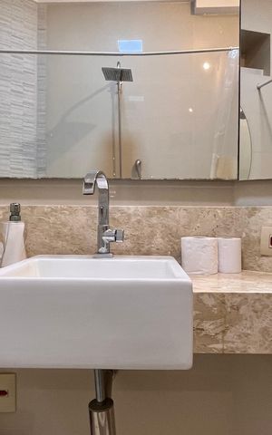 Apartamento para alugar com 79m², 2 quartos e sem vagaBanheiro social 