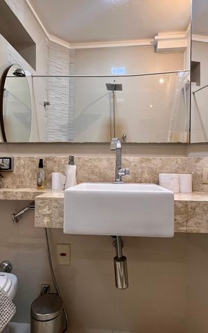 Apartamento para alugar com 79m², 2 quartos e sem vagaBanheiro social