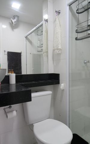 Studio à venda com 24m², 1 quarto e sem vagaBanheiro da Suíte
