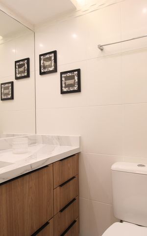 Apartamento para alugar com 90m², 2 quartos e 2 vagasBanheiro da suíte