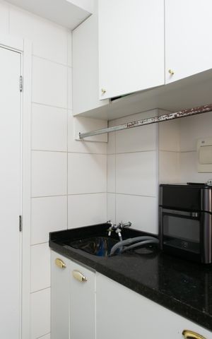 Apartamento à venda com 32m², 2 quartos e sem vaga Apartamento à venda com 32m², 2 quartos e sem vagaSala / Cozinha