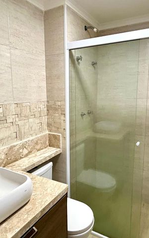 Apartamento para alugar com 76m², 3 quartos e 1 vaga Apartamento para alugar com 76m², 3 quartos e 1 vagaBanheiro 1