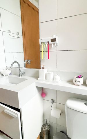 Apartamento à venda com 43m², 2 quartos e 1 vaga Apartamento à venda com 43m², 2 quartos e 1 vagaBanheiro