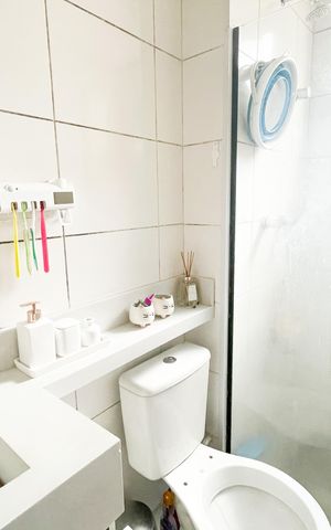 Apartamento à venda com 43m², 2 quartos e 1 vaga Apartamento à venda com 43m², 2 quartos e 1 vagaBanheiro