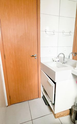Apartamento à venda com 43m², 2 quartos e 1 vaga Apartamento à venda com 43m², 2 quartos e 1 vagaBanheiro