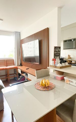 Apartamento à venda com 43m², 2 quartos e 1 vaga Apartamento à venda com 43m², 2 quartos e 1 vagaSala / Cozinha