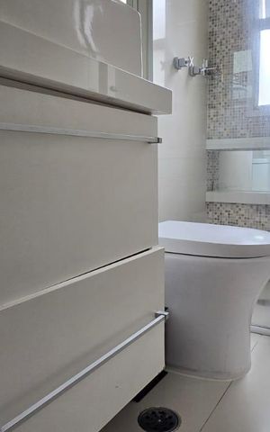 Apartamento para alugar com 134m², 3 quartos e 2 vagas Apartamento para alugar com 134m², 3 quartos e 2 vagasBanheiro da Suíte 3