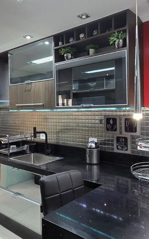 Apartamento para alugar com 134m², 3 quartos e 2 vagas Apartamento para alugar com 134m², 3 quartos e 2 vagasCozinha