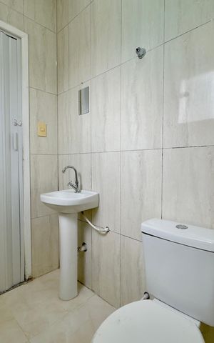 Studio para alugar com 43m², 1 quarto e sem vaga Studio para alugar com 43m², 1 quarto e sem vagaBanheiro