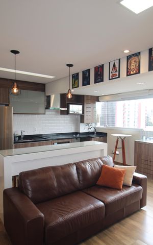 Apartamento para alugar com 42m², 1 quarto e 1 vagaSala / Cozinha