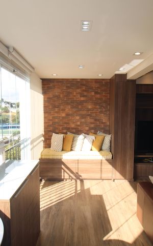 Apartamento para alugar com 42m², 1 quarto e 1 vagaSala / Cozinha