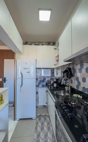 Apartamento à venda com 45m², 1 quarto e sem vagaCozinha e Área de Serviço