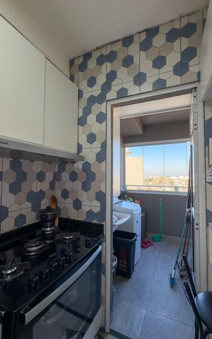 Apartamento à venda com 45m², 1 quarto e sem vagaCozinha e Área de Serviço