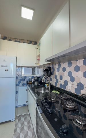 Apartamento à venda com 45m², 1 quarto e sem vagaCozinha e Área de Serviço