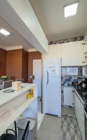 Apartamento à venda com 45m², 1 quarto e sem vagaCozinha e Área de Serviço