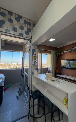 Apartamento à venda com 45m², 1 quarto e sem vagaCozinha e Área de Serviço