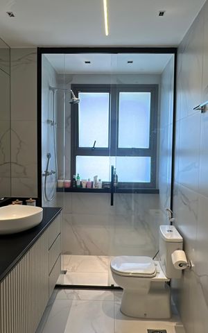 Apartamento para alugar com 175m², 3 quartos e 3 vagas Apartamento para alugar com 175m², 3 quartos e 3 vagasBanheiro da Suíte 3