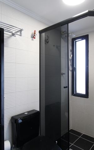 Apartamento à venda com 70m², 1 quarto e 1 vagaBanheiro da Suíte