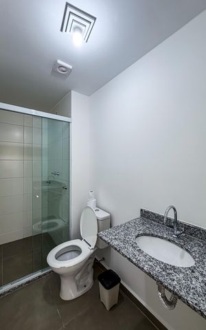 Apartamento à venda com 44m², 2 quartos e 1 vaga Apartamento à venda com 44m², 2 quartos e 1 vagaBanheiro