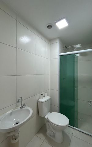 Apartamento para alugar com 37m², 2 quartos e sem vaga Apartamento para alugar com 37m², 2 quartos e sem vagaBanheiro