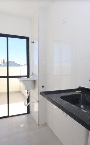 Apartamento à venda com 47m², 1 quarto e sem vagaCozinha e Área de Serviço