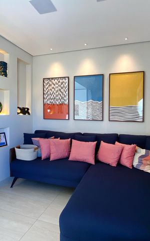 Apartamento à venda com 163m², 3 quartos e 3 vagas Apartamento à venda com 163m², 3 quartos e 3 vagasSala de Estar