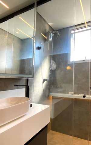 Apartamento à venda com 163m², 3 quartos e 3 vagas Apartamento à venda com 163m², 3 quartos e 3 vagasBanheiro da Suíte 1