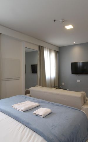 Studio à venda com 28m², 1 quarto e 1 vagaSala/Quarto
