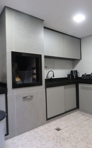 Casa à venda com 96m², 3 quartos e 1 vagaÁrea Gourmet