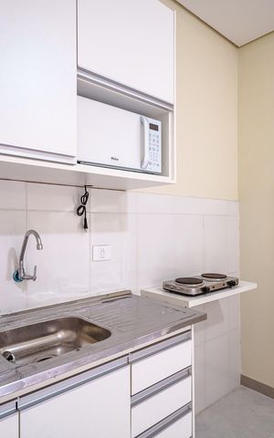 Studio para alugar com 20m², 1 quarto e sem vaga Studio para alugar com 20m², 1 quarto e sem vagaCozinha