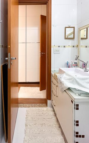 Apartamento à venda com 94m², 3 quartos e 2 vagas Apartamento à venda com 94m², 3 quartos e 2 vagasBanheiro da Suíte