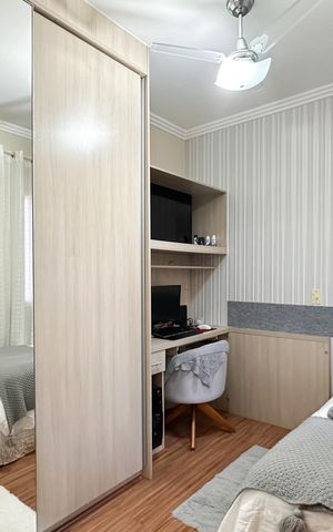 Apartamento à venda com 94m², 3 quartos e 2 vagas Apartamento à venda com 94m², 3 quartos e 2 vagasQuarto 1