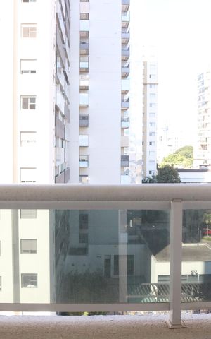 Studio à venda com 40m², 1 quarto e 1 vagaVaranda
