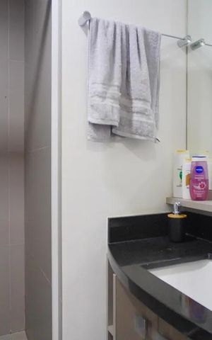 Apartamento para alugar com 38m², 1 quarto e 1 vaga Apartamento para alugar com 38m², 1 quarto e 1 vagaBanheiro