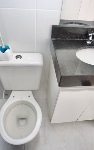 Apartamento para alugar com 45m², 2 quartos e 1 vaga Apartamento para alugar com 45m², 2 quartos e 1 vagaBanheiro Social
